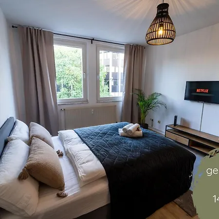 Apartment Zentral & Modern Nahe Hauptbahnhof Mit Privatparkplatz & Schnellem Wlan *