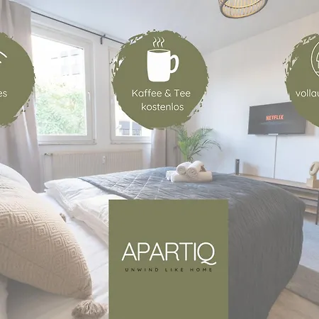 Apartment Zentral & Modern Nahe Hauptbahnhof Mit Privatparkplatz & Schnellem Wlan
